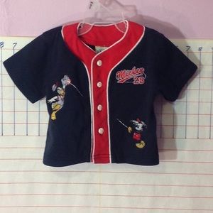 MICKEY & CO, 6-9 months, Mickey Mouse, Baseball top w/ free cap <--->(gift)